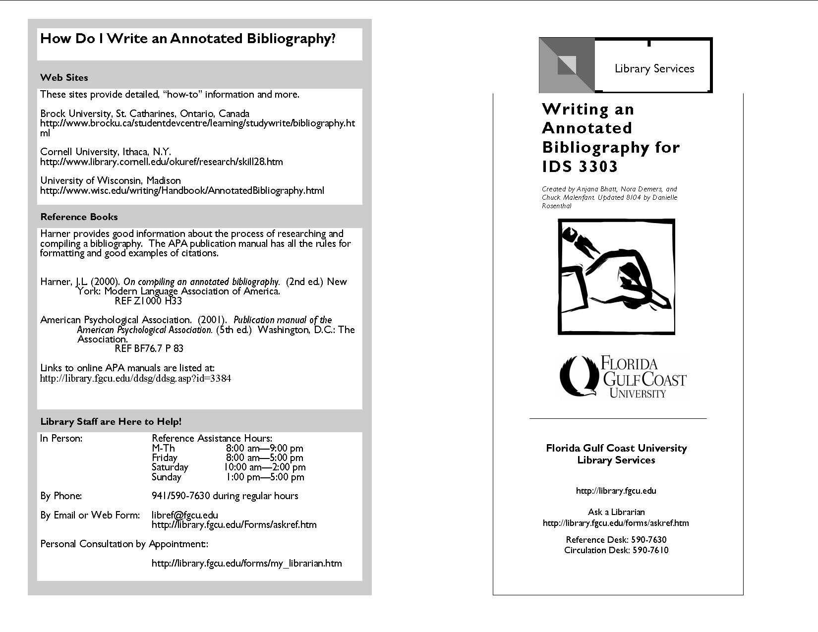Annotated bibliography writing help Annotated bibliography writing help